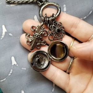 VCLM locket necklace